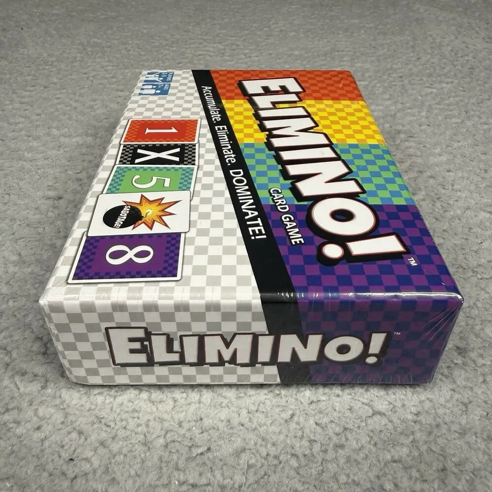 Elimino Card Game‎ New Sealed Family Strategy Game Night Ages 7+ 2-5 Players